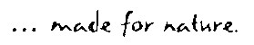 Made for nature logo